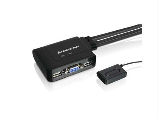 Iogear Gcs22u - 2-port Usb Kvm Switch With Cables And Remote - Max Resolution: 2048 X 1