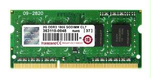 Transcend Information 2gb Ddr3 1066 So-dimm Cl7 1rx8