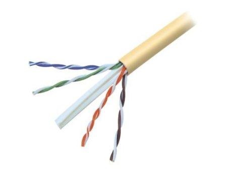 Belkin International Inc Network Cable - Bare Wire - Bare Wire - 1000 Ft - Utp - ( Cat 6 ) - Yellow