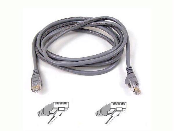 Belkin International Inc 1ft Cat6 Snagless Patch Cable, Utp, Gray Pvc Jacket, 23awg, 50 Micron, Gold Plat