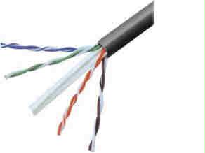 Belkin International Inc Network Cable - Bare Wire - Bare Wire - 1000 Ft - Utp ( Cat 6 ) - Black