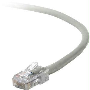 Belkin International Inc 3ft Cat5e Patch Cable, Utp, Gray Pvc Jacket, 24awg, T568b, 50 Micron, Gold Plate