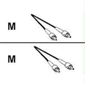 Legrand Dat C2g 5m St-st 62.5/125 Om1 Duplex Multimode Pvc Fiber Optic Cable - Orange
