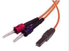 Legrand Dat C2g 3m Mtrj-st 62.5/125 Om1 Duplex Multimode Pvc Fiber Optic Cable - Orange