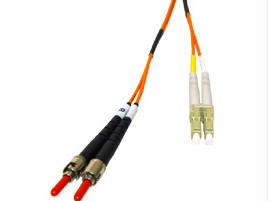 Legrand Dat C2g 8m Lc-st 62.5/125 Om1 Duplex Multimode Pvc Fiber Optic Cable - Orange