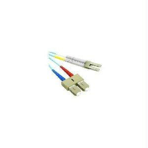 Legrand Dat 10m Lc-sc 10gb 50/125 Om3 Duplex Multimode Pvc Fiber Optic Cable - Aqua