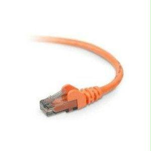 Belkin International Inc 7ft Cat6 Snagless Patch Cable, Utp, Orange Pvc Jacket, 23awg, 50 Micron, Gold Pl