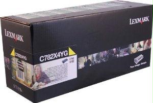 Lexmark C782 Yellow Extra High Yield Return Program Print Cartridge Taa,