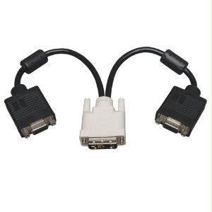Tripp Lite 1ft Dvi To Vga Splitter Adapter Converter Dvi-a Analog M To 2x Hd15f 1 Ft