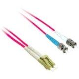 Legrand Dat C2g 2m Lc-st 9/125 Os1 Duplex Singlemode Pvc Fiber Optic Cable - Red