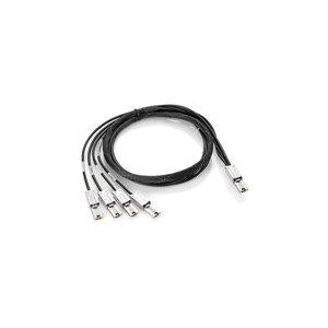 Hewlett Packard Enterprise Hp 2m Ext Mini-sas To 4x1 Mini-sas Cable