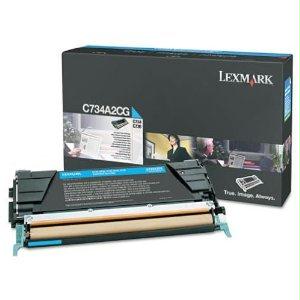 Lexmark C734a2cg Cyan Toner Cartridge For Use In C/x734,746,x738 Estimated Yield