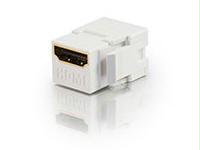 C2g Snap-in Hdmi® F/f Keystone Insert Module - White (taa Compliant)