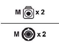 Unc Group Llc 5 Meter Lc-st Om1 1gig Fiber Optic Cable, Orange, Ofnr, 62.5/125 Fiber, Multimod