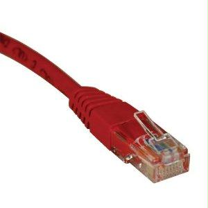 Tripp Lite 1ft Cat5e / Cat5 350mhz Molded Patch Cable Rj45 M/m Red 1ft