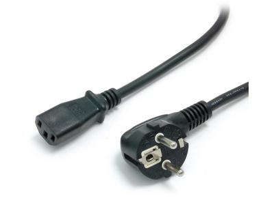 Startech 2m (6.5ft) 18awg (0.75mm2) Flexible Computer Power Cord W/ Eu Schuko Plug And Ie