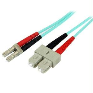 Startech 2m (6.6ft) Om3 Multimode Lc/sc-upc Fiber Cable; 1/10/40/100 Gbps Full Duplex; 50