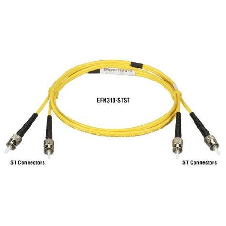 Black Box Os2 9/125 Singlemode Fiber Optic Patch Cable - Ofnr Pvc, Lc To Lc, Yellow, 30-m