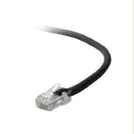 Belkin International Inc 3-foot Cat6 Black Cables, No Boots