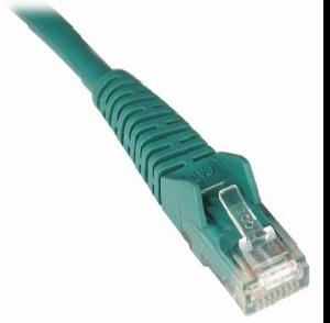 Tripp Lite 25ft Cat6 Gigabit Snagless Molded Patch Cable Rj45 M/m Green