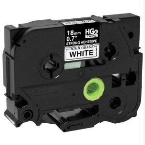 Brother Mobile Solutions 0.7 In X 26.2 Ft (18mm X 8m), Black Ink On White Label, 5 Pack