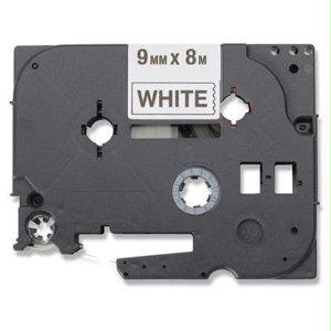 Brother Mobile Solutions 0.35 In X 26.2 Ft (9mm X 8m), Black Ink On White Label, 5 Pack