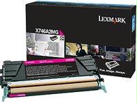Lexmark X746a2mg Magenta Toner Cartridge For Use In X746,748 Estimated Yield 7k