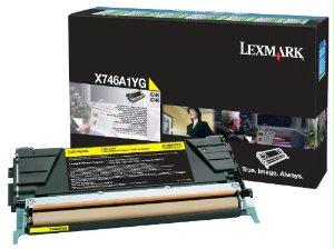 Lexmark X746a1yg Yellow Return Program Toner Cartridge For Use In X746,748 Estim