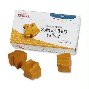 Genuine Xerox Solid Ink 8400 Yellow (three Sticks), 108r00607