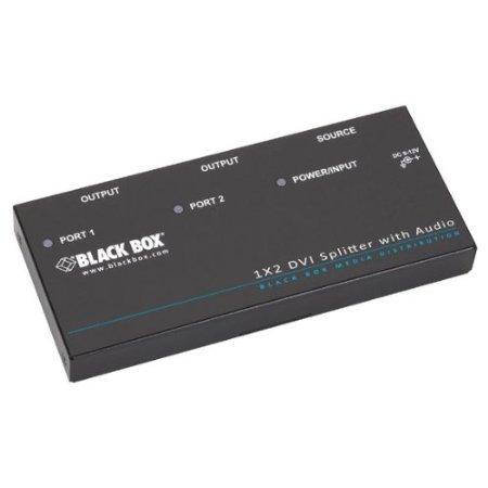 Black Box Dvi-d Splitter With Audio And Hdcp - 1x2, Gsa, Taa
