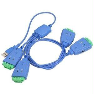 Siig, Inc. 4-port Industrial Usb To Serial Adapter Cable Adds 4 Rs-422/485 Ports To Desktop