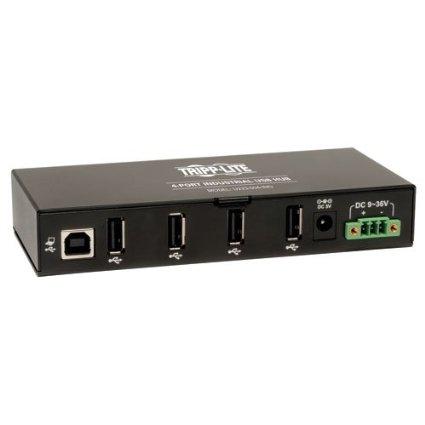 Tripp Lite 4-port Rugged Industrial Usb 2.0 Hi-speed Hub W 15kv Esd Immunity And Metal Case