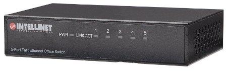 Intellinet 5 Port 10/100 Desktop Metal Switch