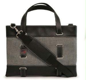 Mobile Edge Llc Mobile Edge - Herringbone Tablet Tote - 11in,blk/white Herringbone