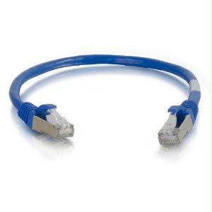 C2g 30ft Cat6 Snagless Shielded (stp) Network Patch Cable - Blue
