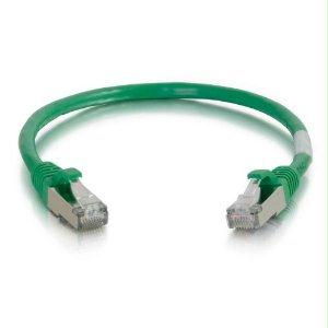 C2g 25ft Cat6 Snagless Shielded (stp) Network Patch Cable - Green