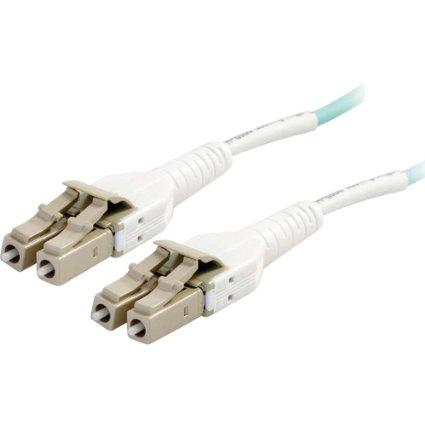 Legrand Dat 1m Lc Uniboot 10gb 50/125 Om3 Duplex Multimode Pvc Fiber Optic Cable - Aqua