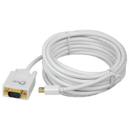 Siig, Inc. 15ft Mini Displayport To Vga Converter Cable, Mdp Male To Vga Male Converter, C