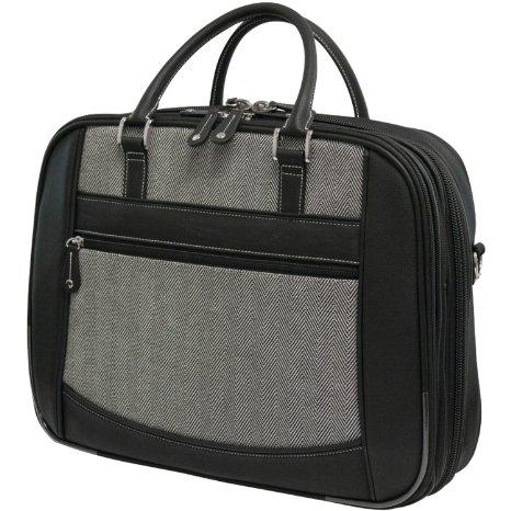 Mobile Edge Llc Mobile Edge - Scanfast Element Briefcase - 16in - Herringbone Large