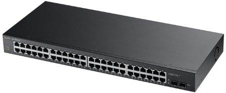 Zyxel Communications Gs1900-48 - 48 Port Gbe L2 Web Managed Rackmount Switch W/2 Sfp (50 Ports Total)