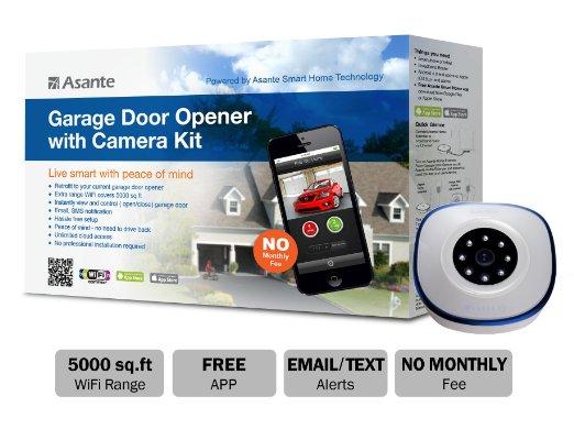 Asante Networks Garage Door Opener With Camera Kit