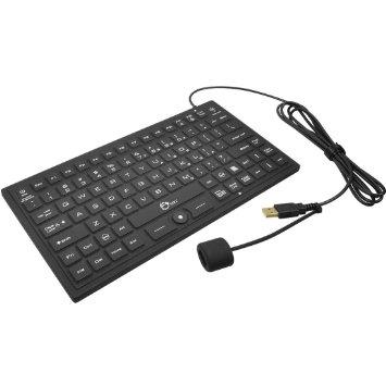 Siig, Inc. Industrial/medical Grade Washable Backlit Keyboard With Integrated Pointing Devi