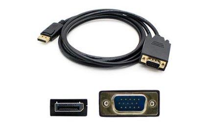 Add-on Addon 1.82m (6.00ft) Displayport Male To Vga Male Black Adapter Cable