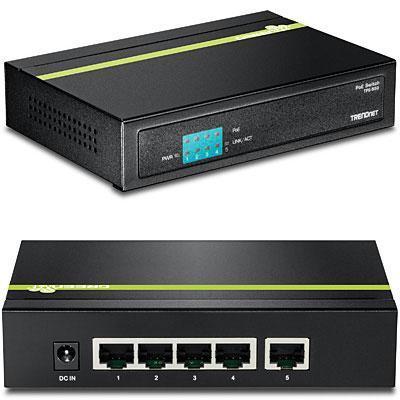 Trendnet Inc 5-port 10/100mbps Poe Switch (31w),limited Lifetime Warranty