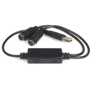 Startech Convert A Ps/2 Keyboard And Mouse To A Single Usb Interface - Usb To Ps2 Adapter