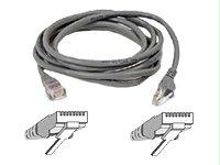 Belkin International Inc 5ft Cat5e Snagless Patch Cable, Utp, Gray Pvc Jacket, 24awg, T568b, 50 Micron, G