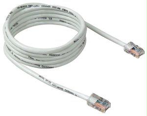Belkin International Inc 25ft Cat5e Patch Cable, Utp, White Pvc Jacket, 24awg, T568b, 50 Micron, Gold Pla
