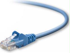 Belkin International Inc 4ft Cat5e Snagless Patch Cable, Utp, Blue Pvc Jacket, 24awg, T568b, 50 Micron, G