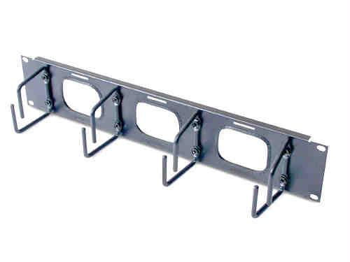 Apc By Schneider Electric 2u Horizontal Cable Organizer W/ Pass-thru Black