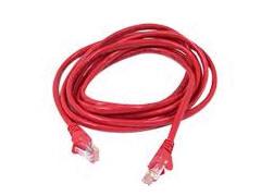 Belkin International Inc 1ft Cat6 Snagless Patch Cable, Utp, Red Pvc Jacket, 23awg, 50 Micron, Gold Plate